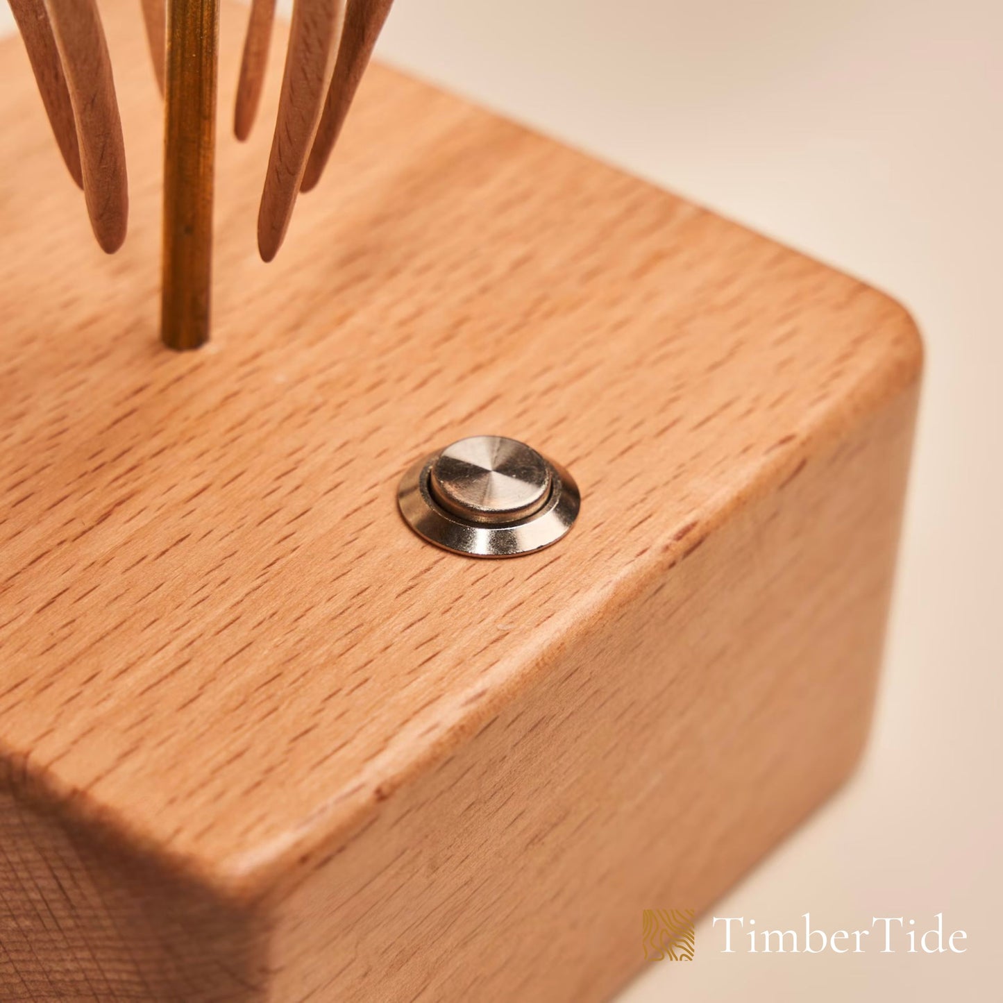 Handcrafted Wooden Jellyfish Automaton