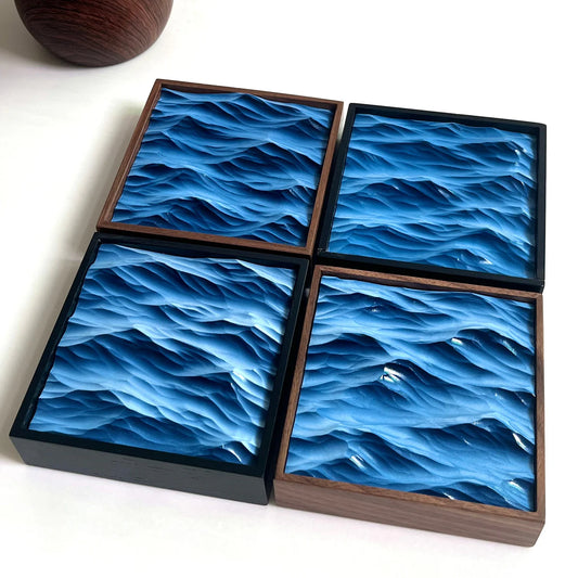 Handcrafted Wooden Mini Ocean Wave