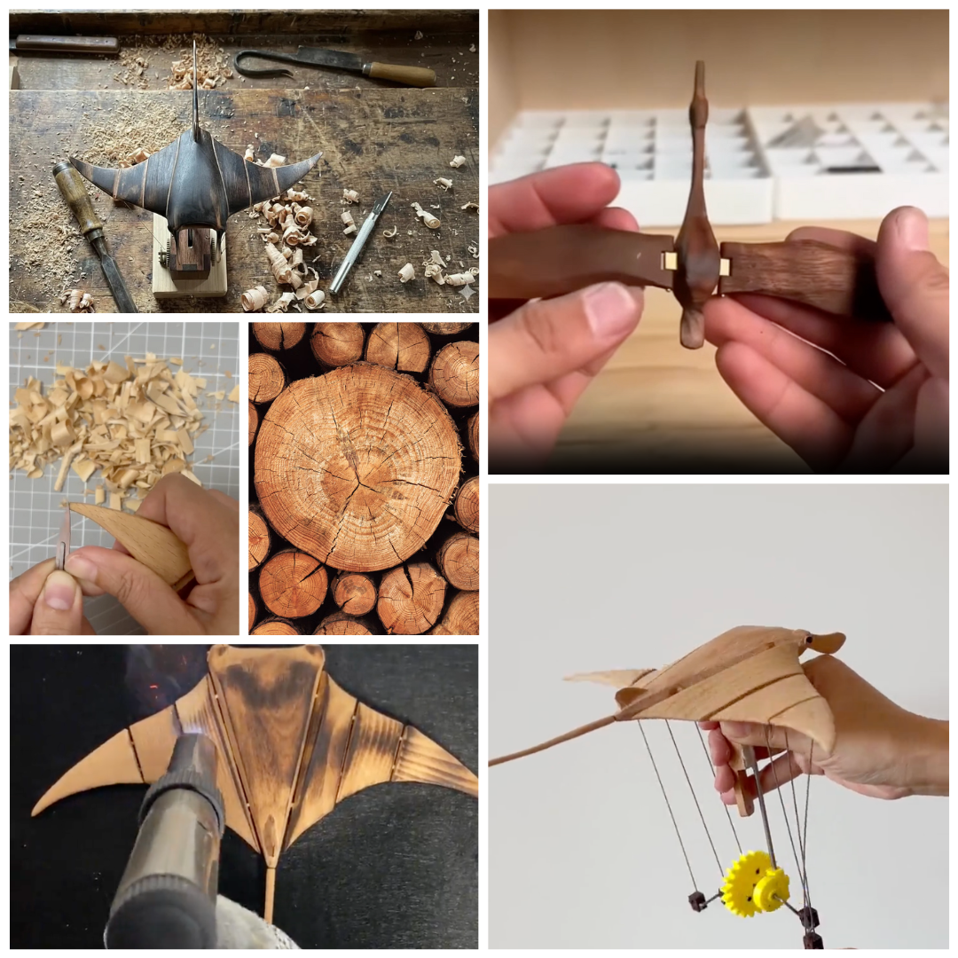 Timberide TimberTide — Handcrafted Wooden Automata & Kinetic Sculptures