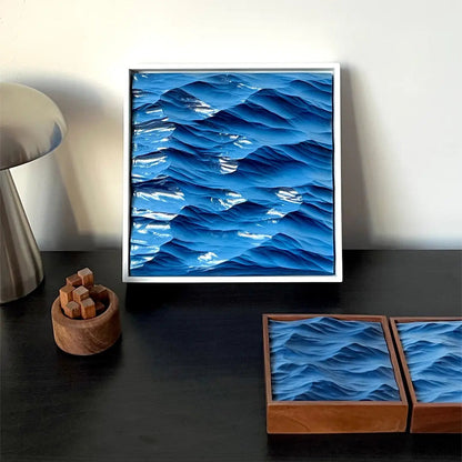 Handcrafted Wooden Mini Ocean Wave