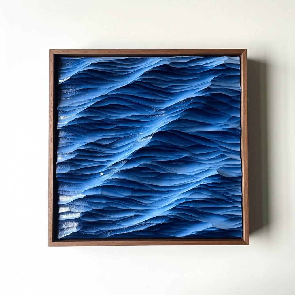 3D Wooden Ocean Wave Art – Hand-Carved Wave Sculpture | TimberTide